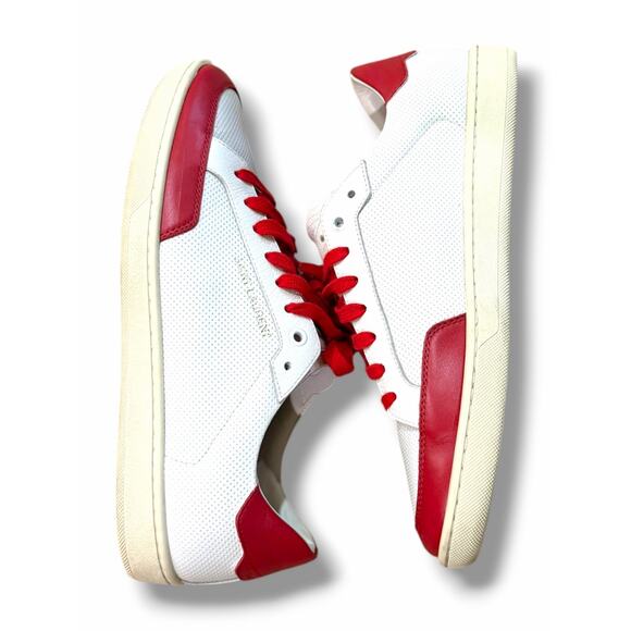 Saint Laurent Court Classic SL/10 Sneakers “White/Red” | Size 41(8US) main image 8